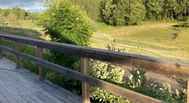 Wonderful lodge with yard & patio | Pet-friendly in Norrköping