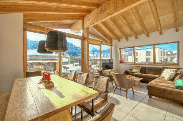 Modern apartment next to golf course with great view, 900 m to the ski lifts — photo 3