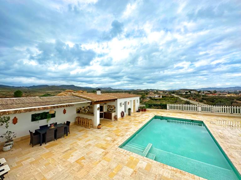 Villa with grill, terrace & yard | Pool view — photo 2