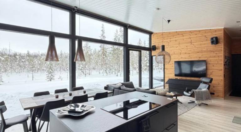 Modern Villa JoenPolku Ruka With jacuzzi, sauna and scenic views — photo 3