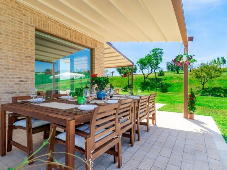 House with barbecue, private pool & yard | Sea view — photo 5