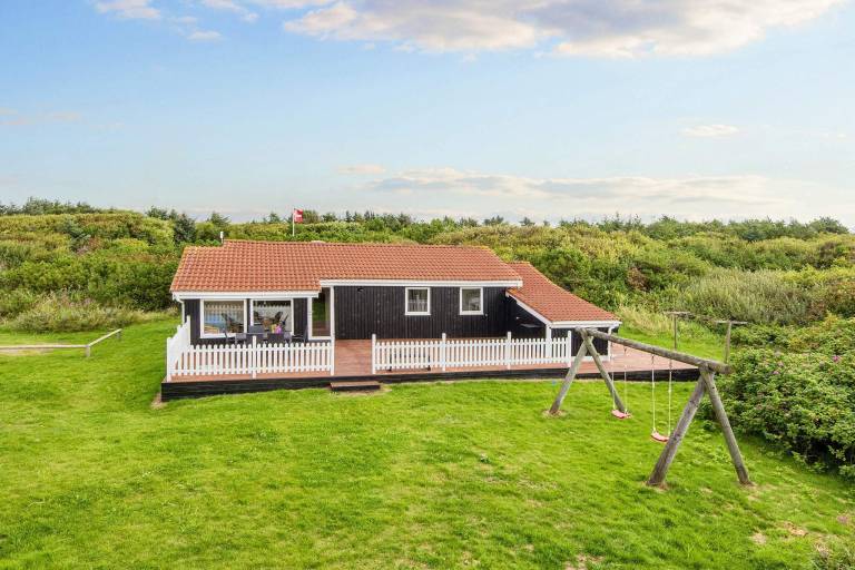 Ferienhaus mit Hund in Lodbjerg Hede, Houvig Strand fuer max. 6 Personen