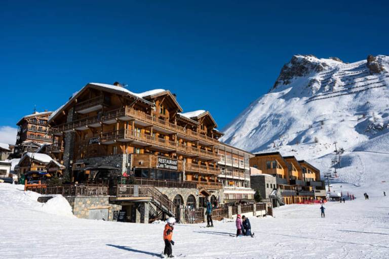 Rental apartment with patio & sauna in Tignes