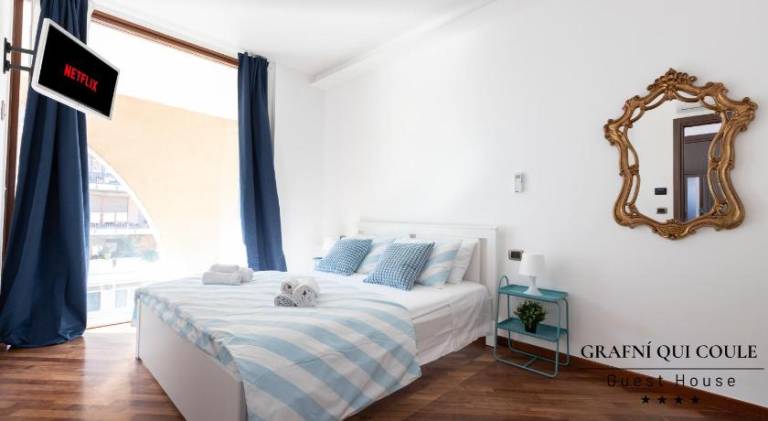 Grafni Qui Coule Guest House - Fiumicino Aeroporto Terminal, Nuova Fiera di Roma, private bathroom in Fiumicino