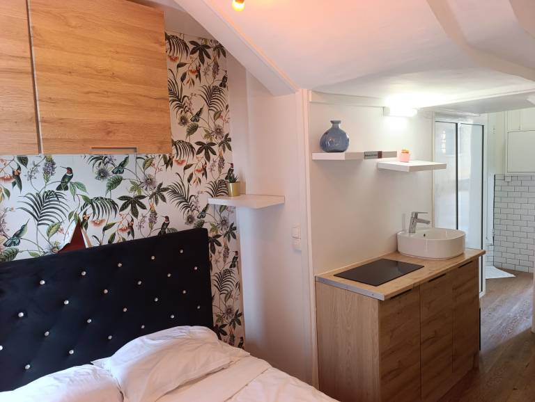 Adorable updated studio in the heart of the bustling Le Marais district in Paris