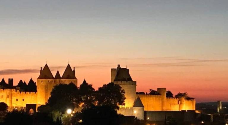 Chambre avec vue panoramique sur la Cite Medievale in Carcassonne