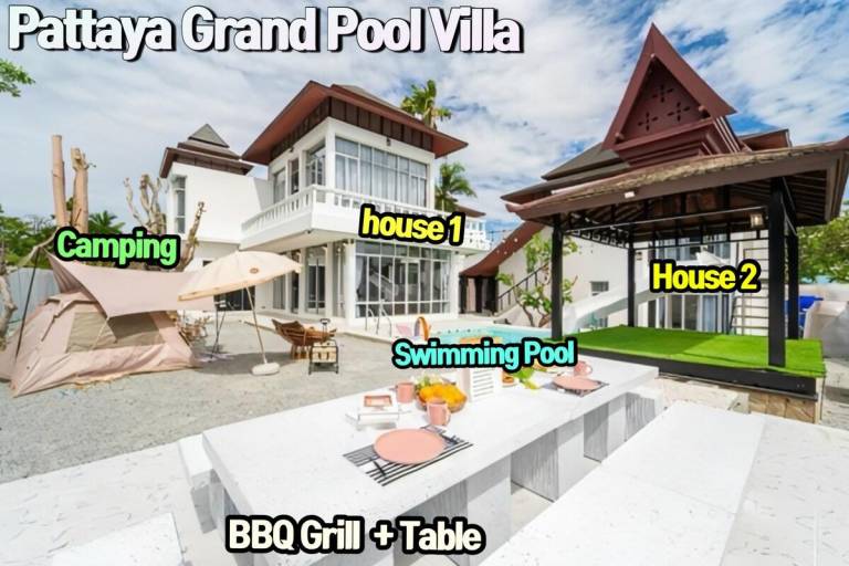 Charming villa with pool, garden & grill | Pets are welcome in Pattaya