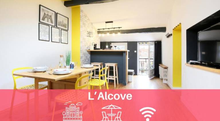 Rental apartment with patio | Next to Capitole de Toulouse | Perfect for remote work in Toulouse