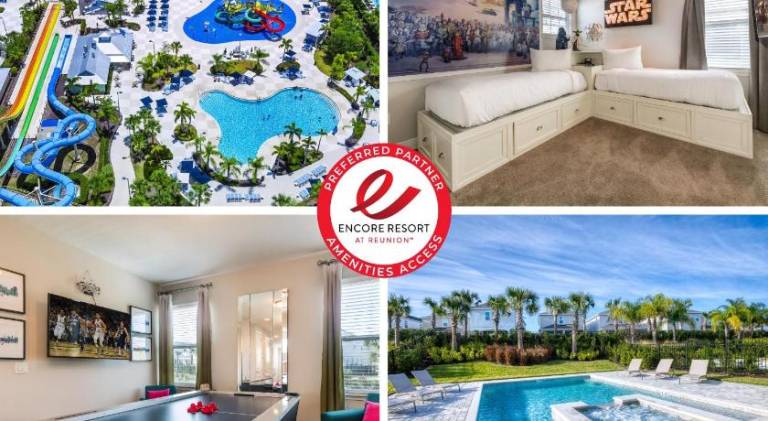 Vacation home with jacuzzi & pool in Kissimmee, FL
