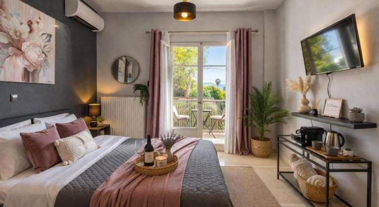 Charming rental apartment with yard & patio | Dogs allowed in Corfu