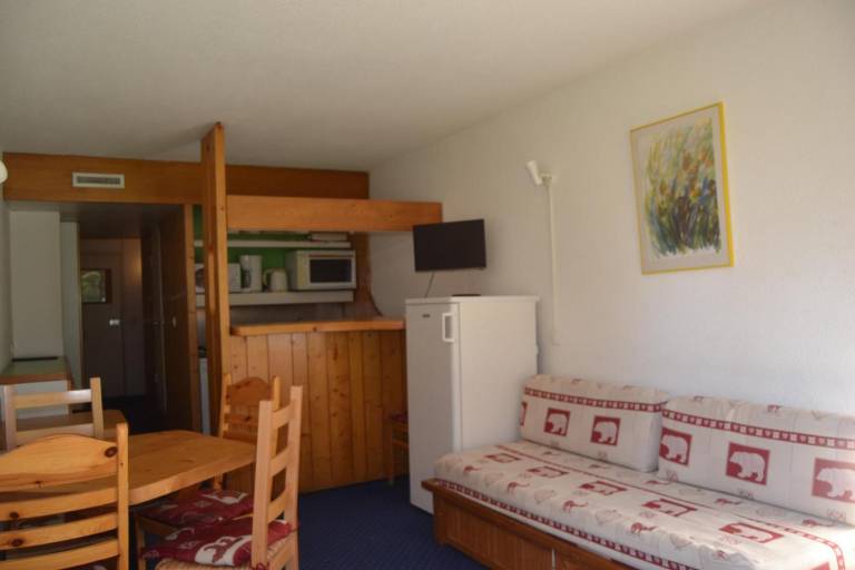 50m from resort center, 11st floor, view resort, tv, 29m², Les Arcs — photo 5