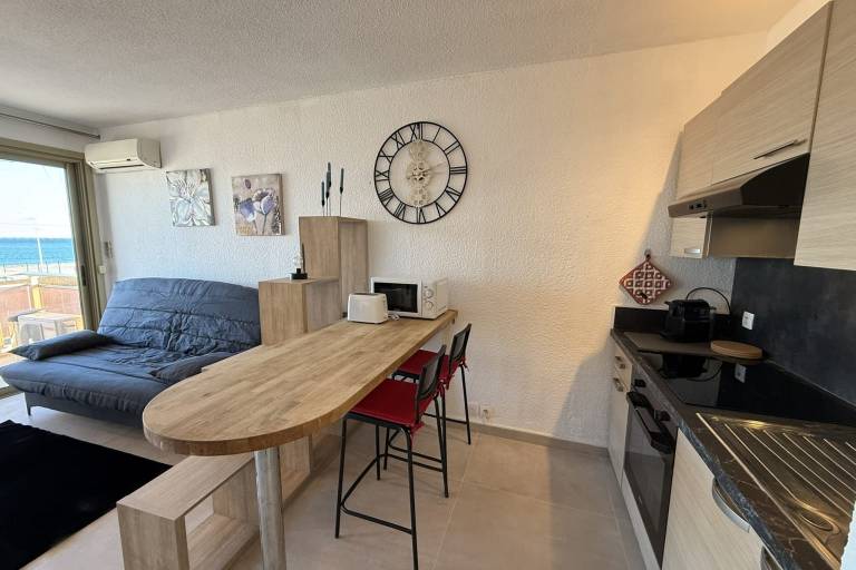 06DO: Beau studio rénové face à la mer in Biot