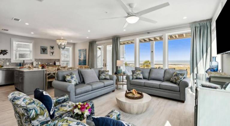 Ocean Lookout 2 - Heated Pool, Beachfront Deck, Stunning Ocean Views in Fernandina Beach, FL