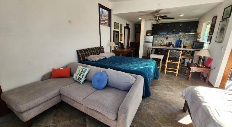 Rental apartment with patio, yard & grill in Ensenada