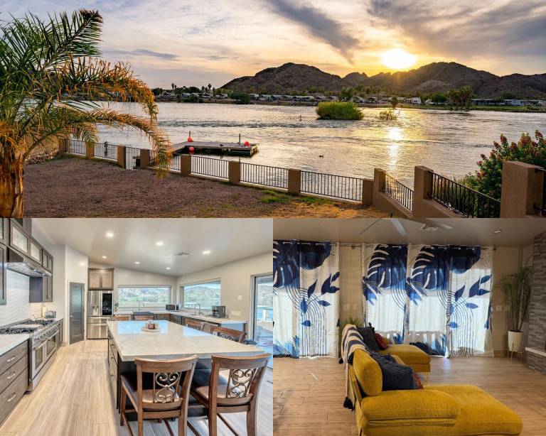 Grand Sand Riverfront, private beach & boat dock in San Bernardino, CA