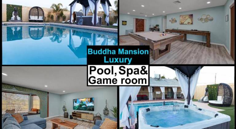 House with sauna, hot tub & pool | Suitable for remote work in North Las Vegas, NV