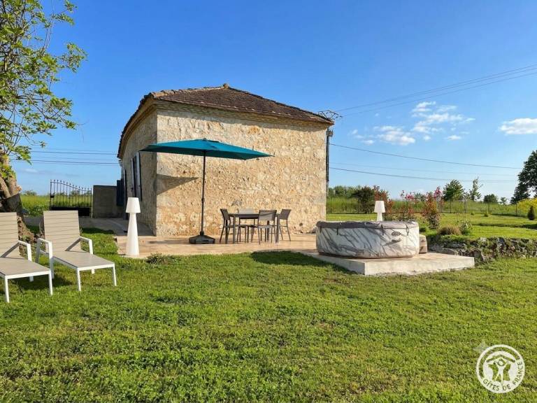 Ferienhaus in Saint-Aubin-de-Lanquais, Conne-de-Labarde f&uuml;r max. 2 Personen am Atlantik