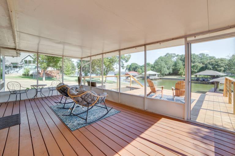 Private Dock & Slip Cedar Creek Reservoir Home
