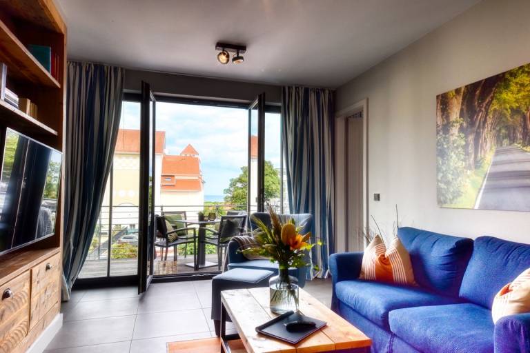 Horizonte-Loft: Luxuriöse Seeblick-Ferienwohnung in Binz mit maritimem Flair in Sellin