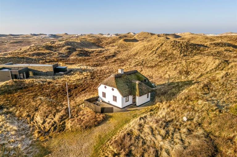 Ferienhaus mit Hund in Hvide Sande, Sønder Havrvig f&uuml;r max. 4 Personen