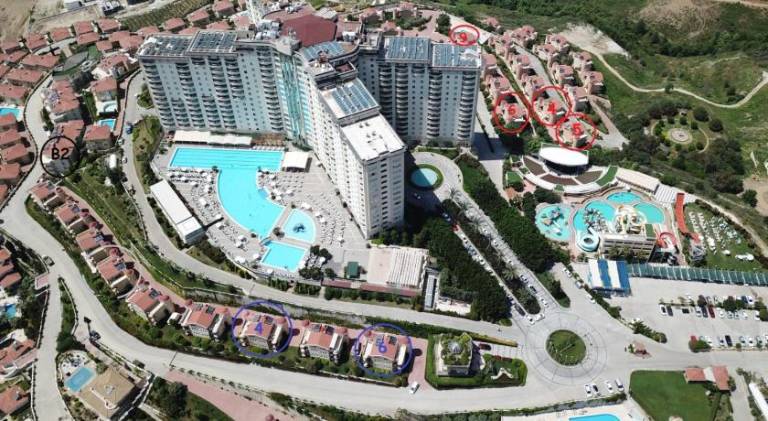 Apartment with yard, hot tub & barbeque in Alanya