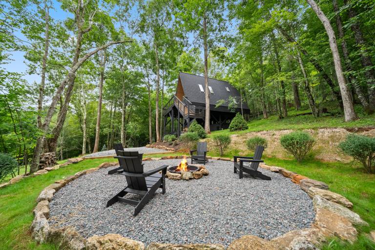 Alpine A-Frame Modern Treehouse with Hot Tub and Views — photo 4