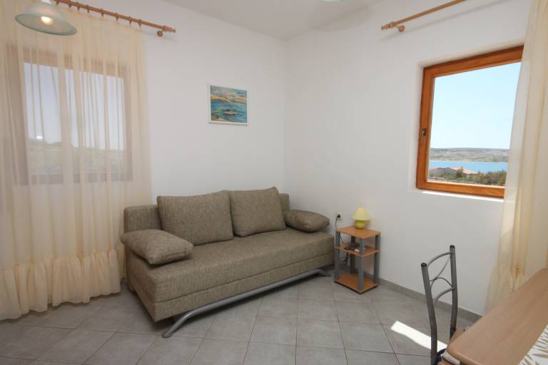 One bedroom apartment with terrace and sea view Kustići, Pag (A-6392-a) — photo 4