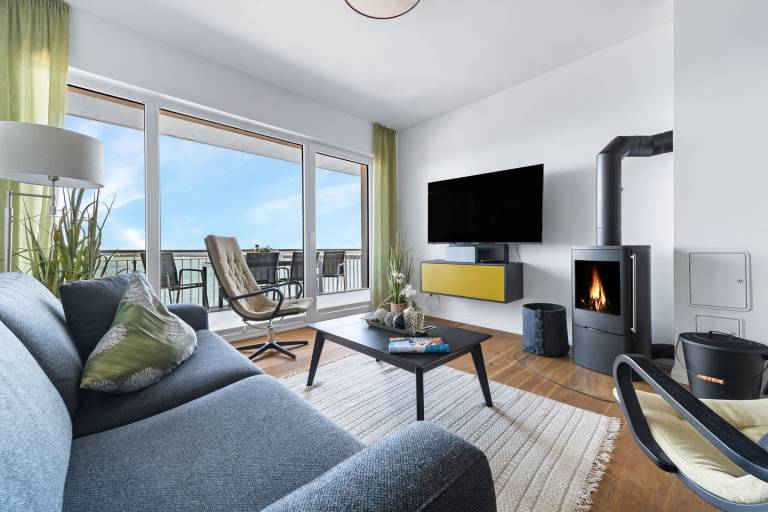 "Ocean View" Ostseeurlaub mit 3 Gehminuten zum Strand, Kamin und Meerblick — photo 4