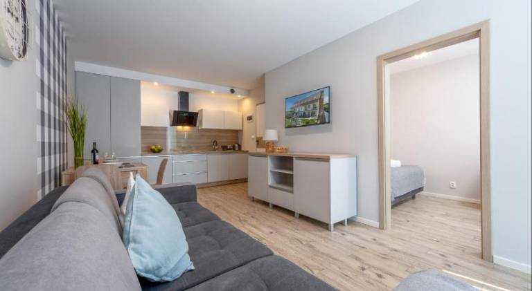 Apartment with garden, terrace & barbeque | Perfect for remote work | Pet-friendly in Darlowo