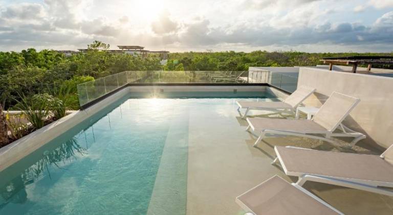 Holiday apartment with pool in Tulum
