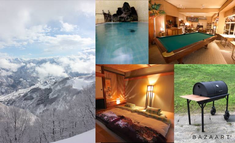 Ski-in Hotspring Chalet Trax Nunoba in Minamiuonuma