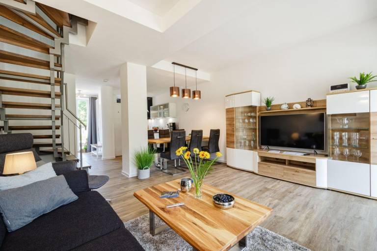 FeWo Ahoi: Großzügiges Dünen-Apartment 102 m² mit Meerblick – Prora — photo 5