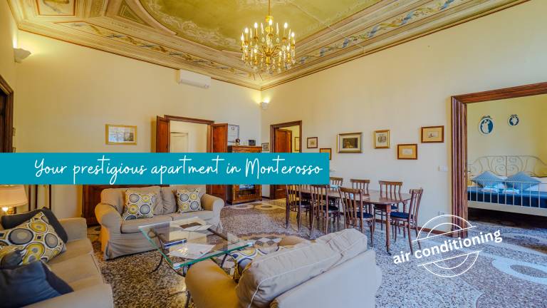 Family-oriented apartment with garden | Sea view | Beach nearby | Pets allowed in Vernazza