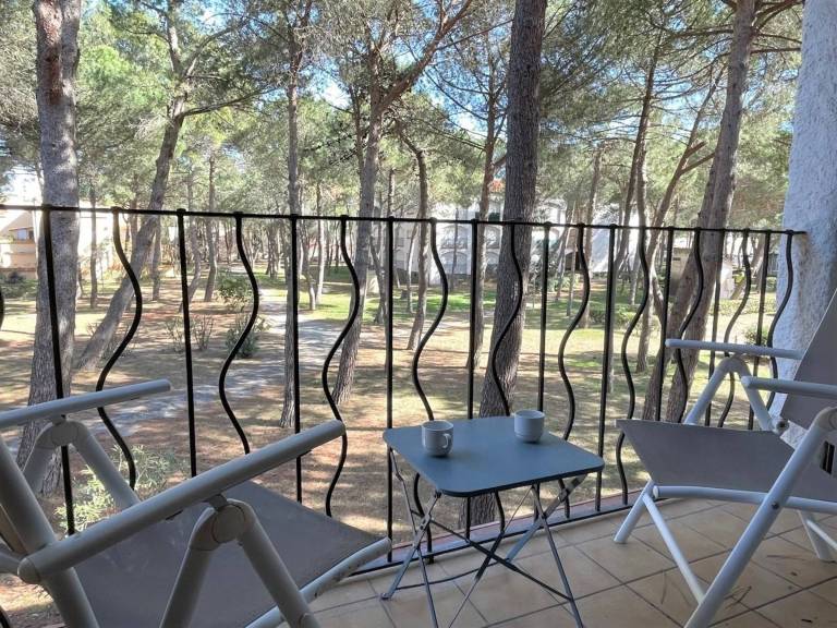 Studio cabin 200m from the beach, pets allowed, near shops in Argelès-sur-Mer