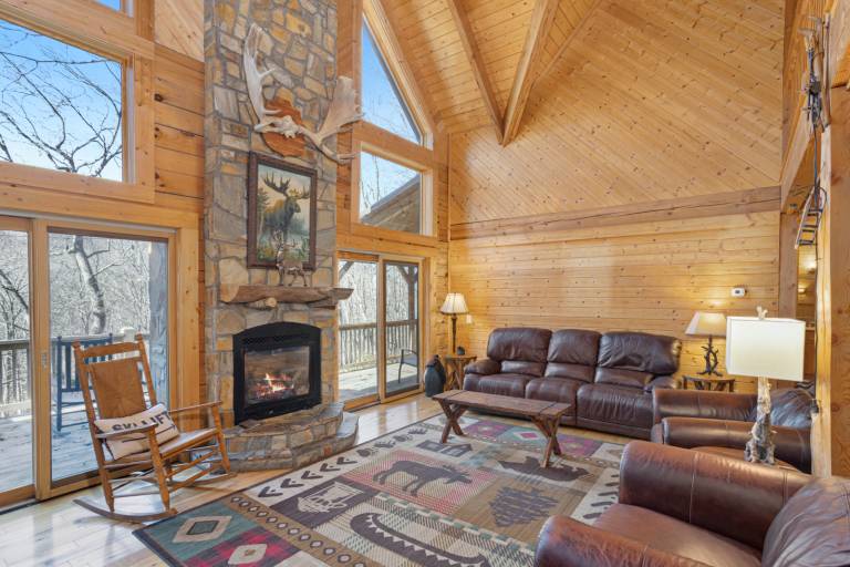 Cabin with barbecue & jacuzzi | Mountain view — photo 3