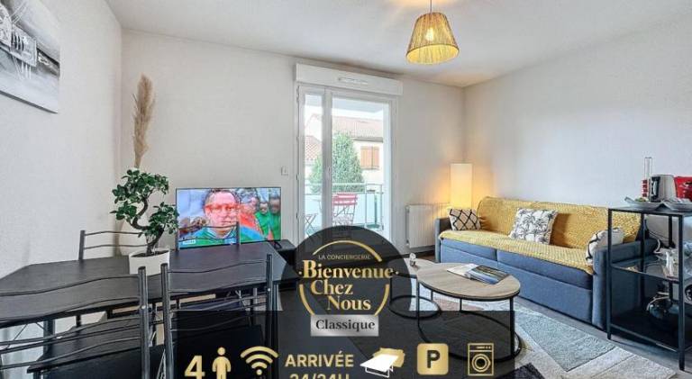 Apartment with 1 room for 4 persons in Aubiere
