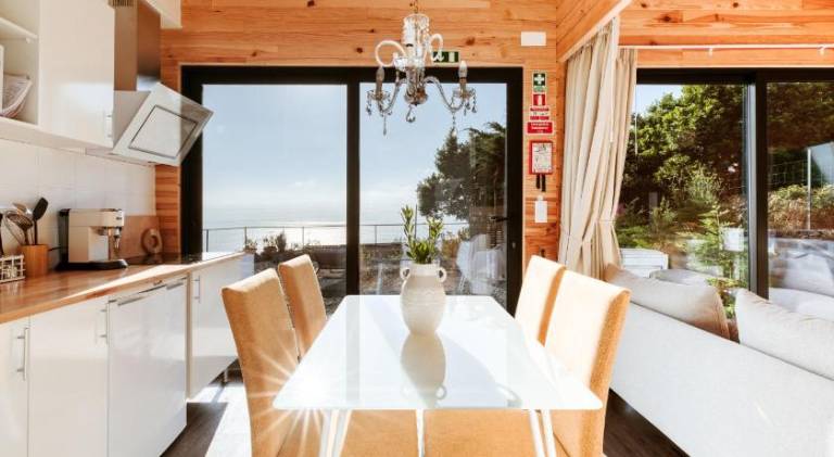 Chalet with patio, yard & barbeque — photo 2