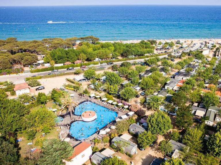 Mobilheim mit Hund in Blanes, Costa Brava fuer max. 4 Personen