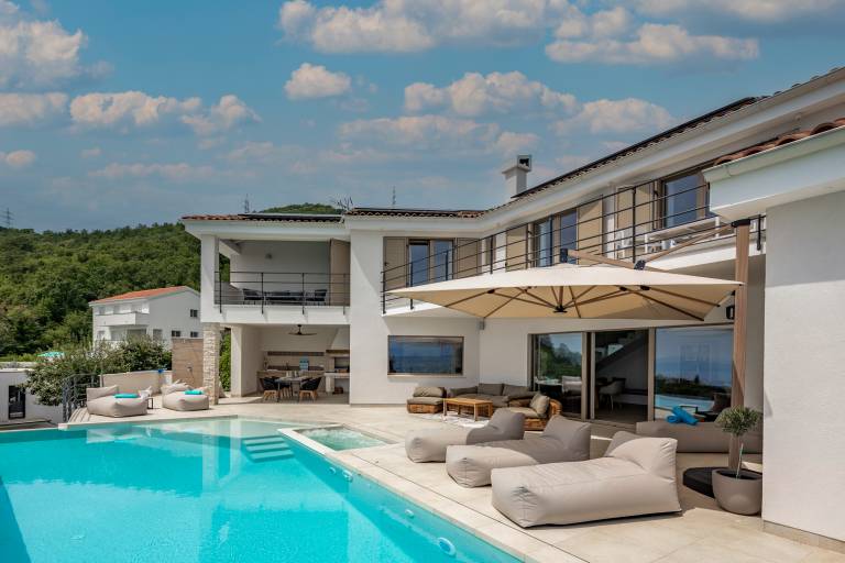 Luxury Villa Dana Indoor Pool and Sauna in Opatija