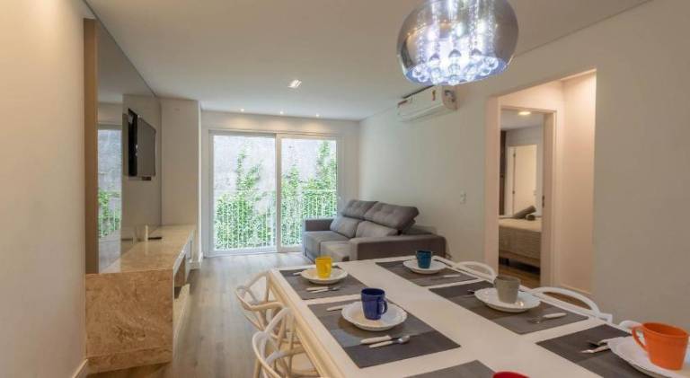 Rental apartment with patio in Gramado