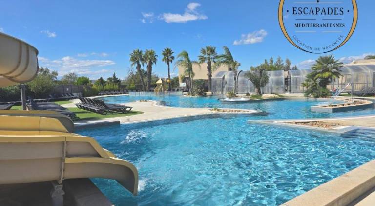 La Dolce Vita Mediterraneenne Mobil Home a 200m de la plage Parc Aquatique Camping 5 Etoiles Les Dun — photo 3