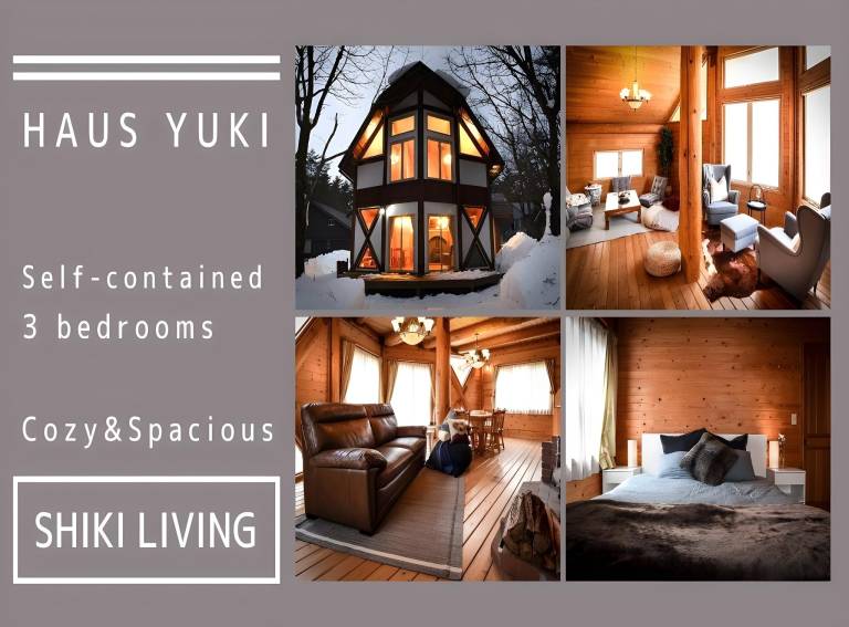 Vacation home with terrace, yard & BBQ in Hakuba