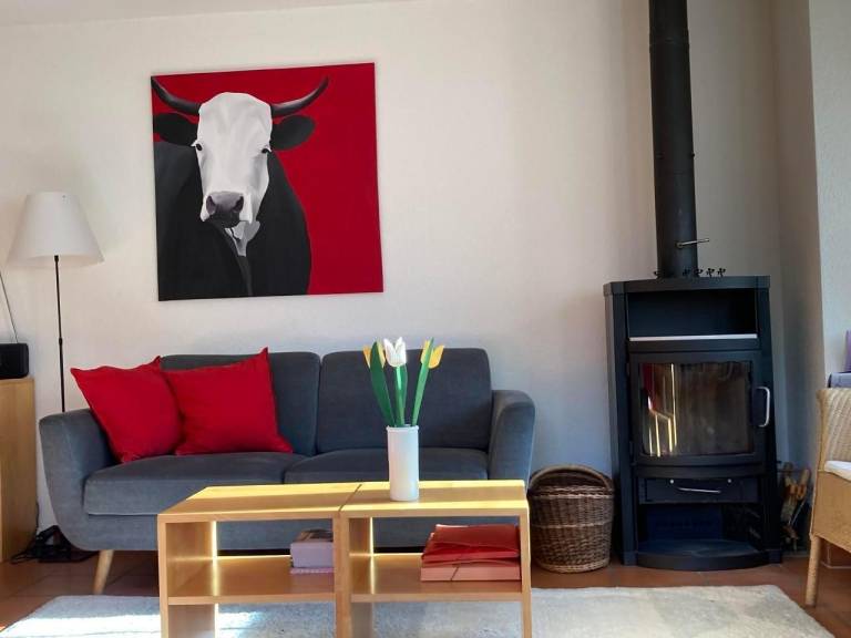 Helle Ferienwohnung mit grossem Balkon