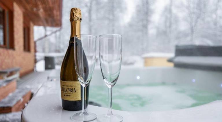 Villa Aurora Ounas - jacuzzi & sauna, next to ski center — photo 4