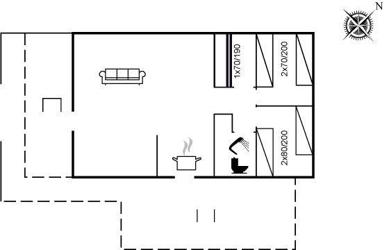 60 m² Ferienhaus ∙ 3 Schlafzimmer ∙ 6 Gäste – Bild 20