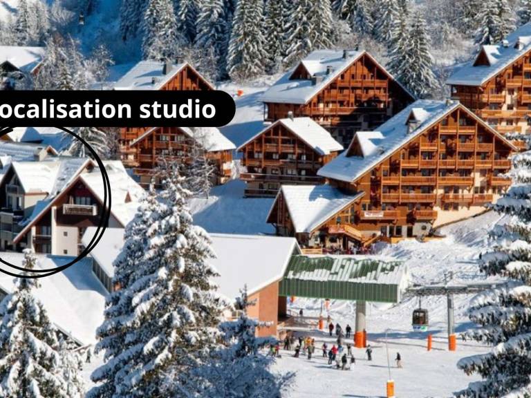 Studio for 4 at the slopes - Pets allowed in Huez