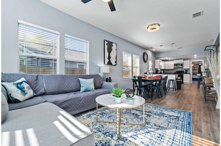 Step into Comfort in this 3BR 2BA Downtown Retreat