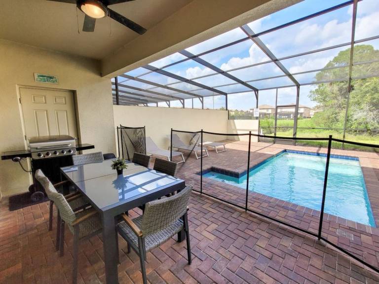 Family-oriented pleasant vacation home with private pool & BBQ | Pets are welcome in Osceola, FL