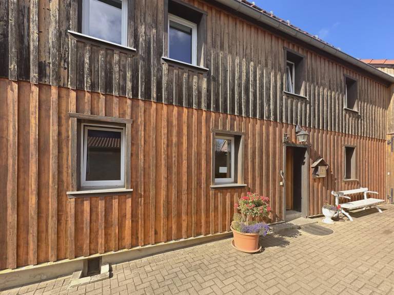 Ger&auml;umige Ferienwohnung im Harz mit Garten