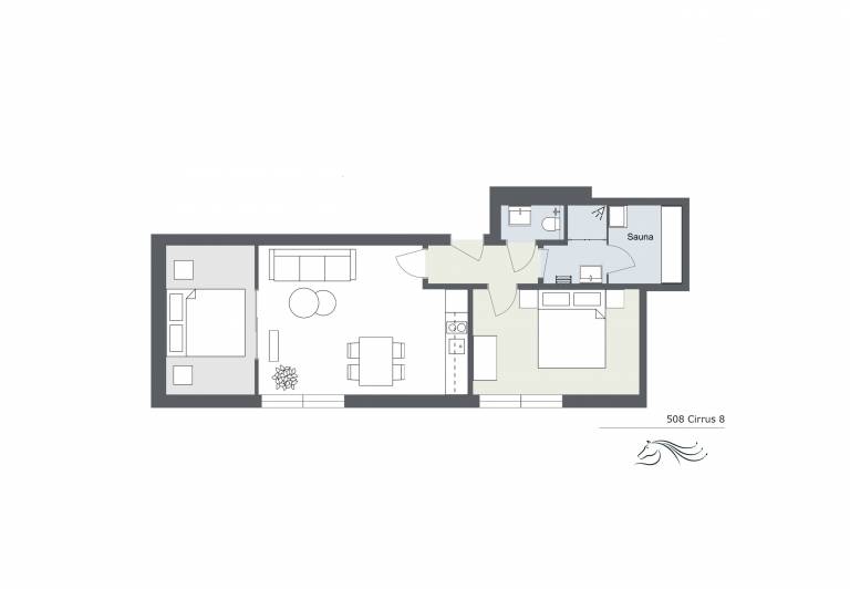 Rental apartment with sauna | Mountain view — photo 2